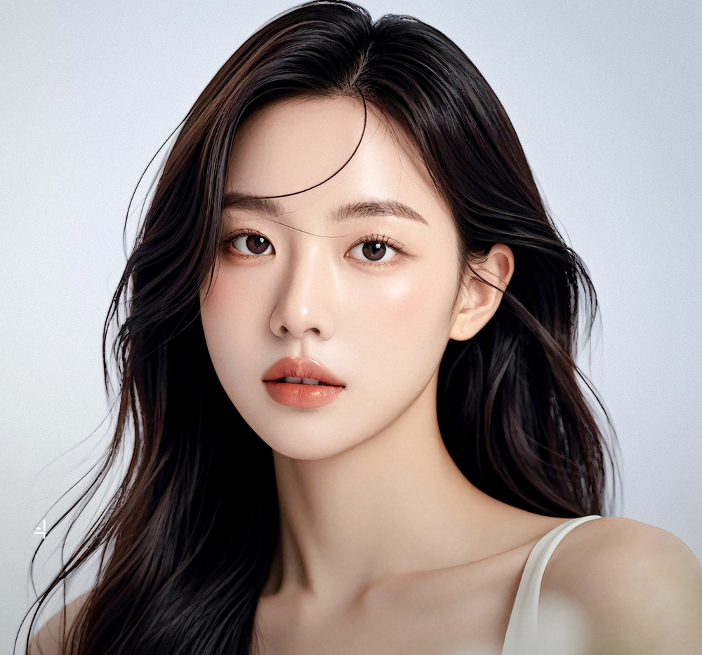 현대미학 동안지방이식 — 입체감 있는 동안 얼굴의 모델