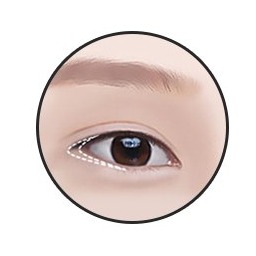 밑트임 1단계 — 적합한 눈꼬리 디자인
