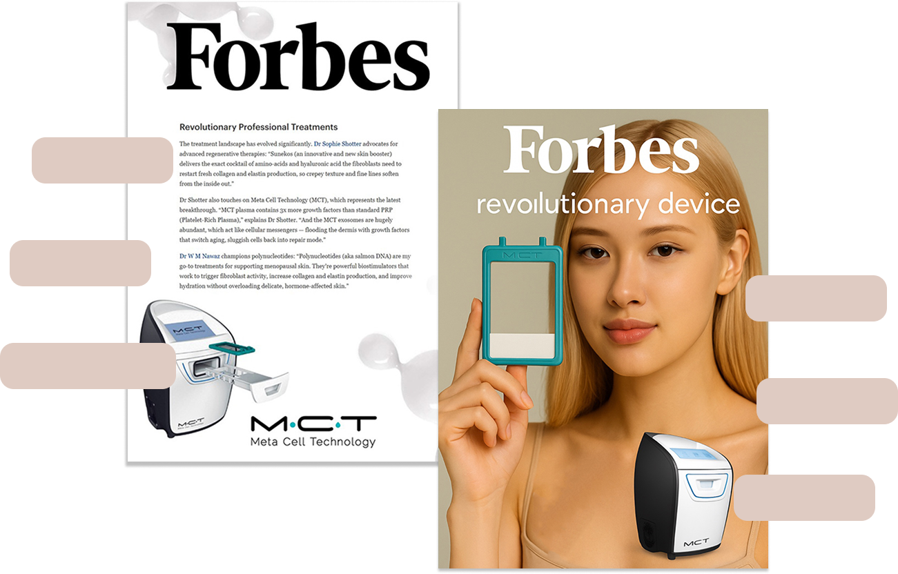 HM CelleX MCT — Forbes 매거진 피처링